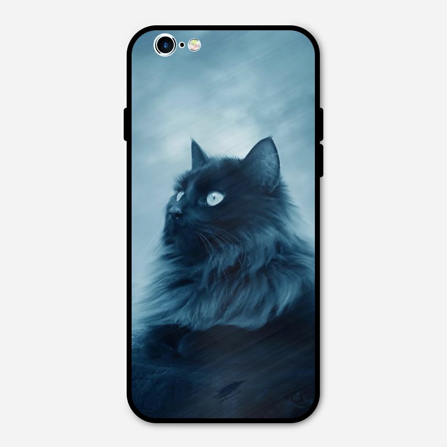 Wild Forest Cat Metal Back Case for iPhone 6 6s