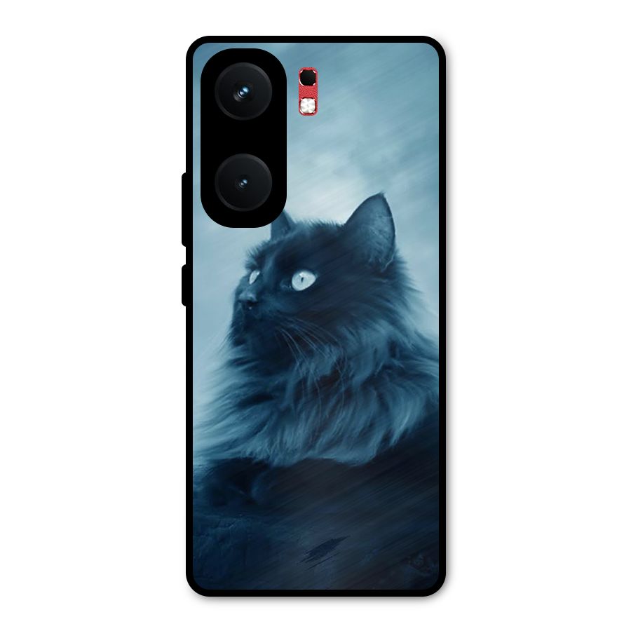 Wild Forest Cat Metal Back Case for iQOO Neo 9 Pro