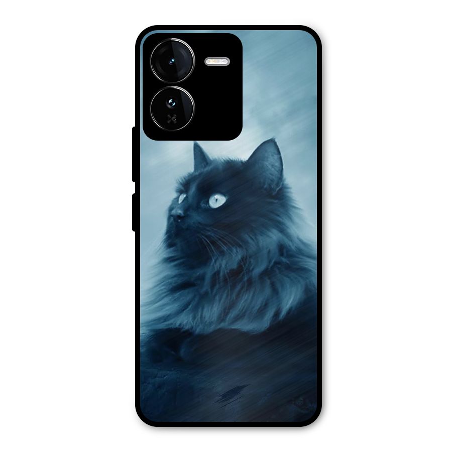 Wild Forest Cat Metal Back Case for iQOO Z9