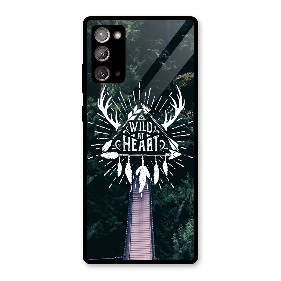 Wild Heart Glass Back Case for Galaxy Note 20