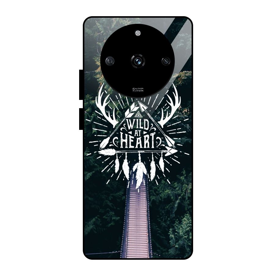 Wild Heart Glass Back Case for Realme Narzo 60 5G