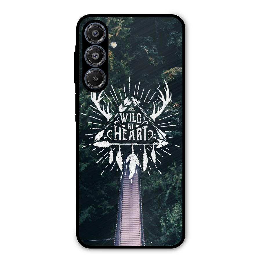 Wild Heart Metal Back Case for Galaxy A16 5G