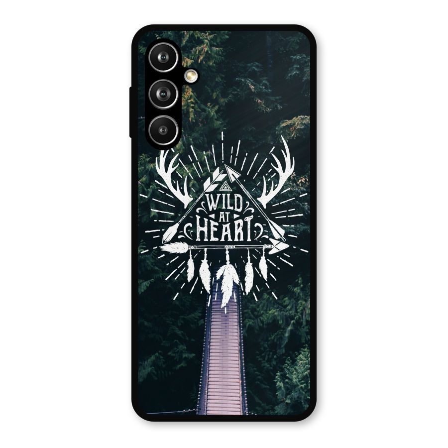 Wild Heart Metal Back Case for Galaxy F54