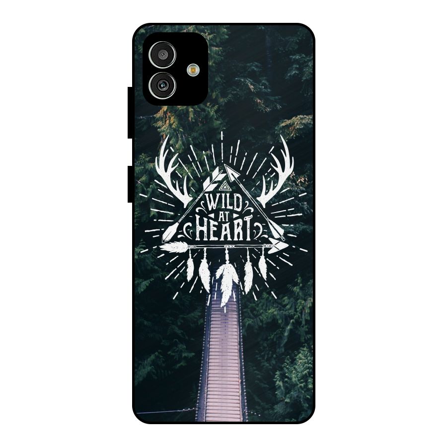 Wild Heart Metal Back Case for Galaxy M13 5G