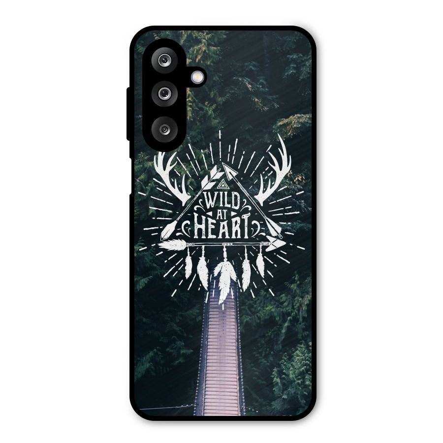 Wild Heart Metal Back Case for Galaxy M36
