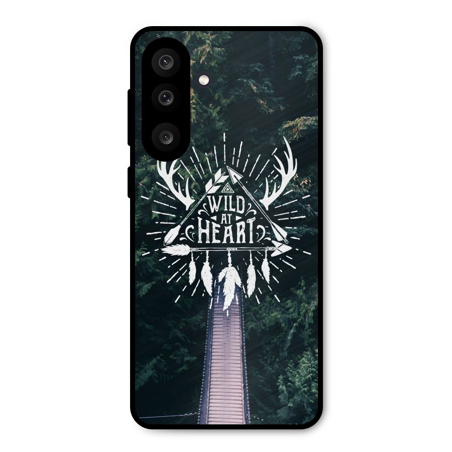 Wild Heart Metal Back Case for Galaxy M56