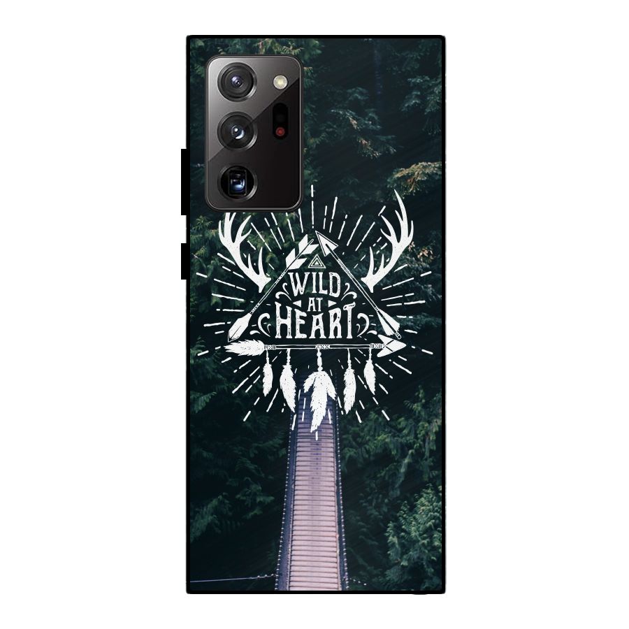 Wild Heart Metal Back Case for Galaxy Note 20 Ultra