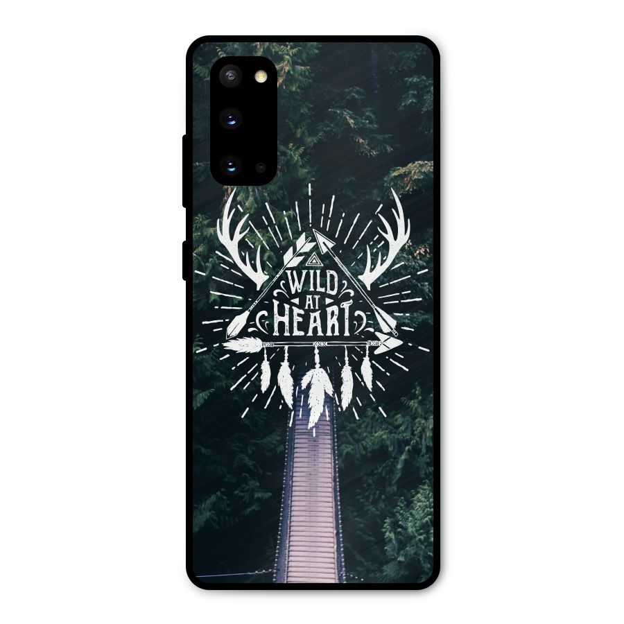 Wild Heart Metal Back Case for Galaxy S20