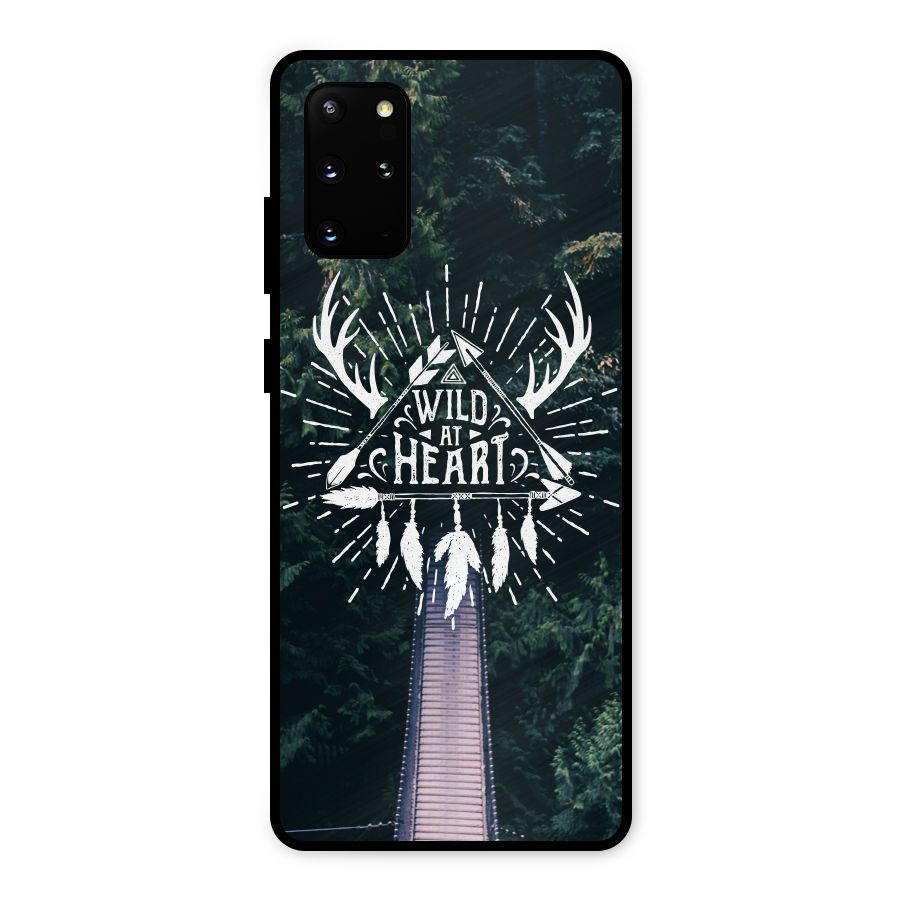 Wild Heart Metal Back Case for Galaxy S20 Plus
