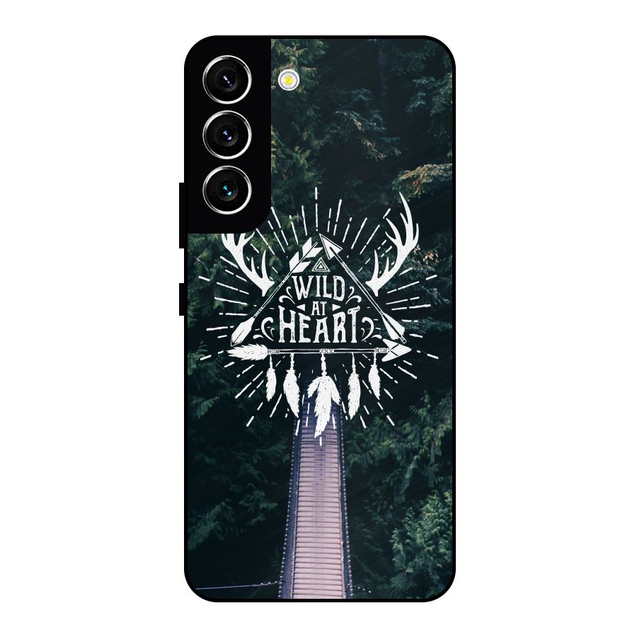 Wild Heart Metal Back Case for Galaxy S22 5G