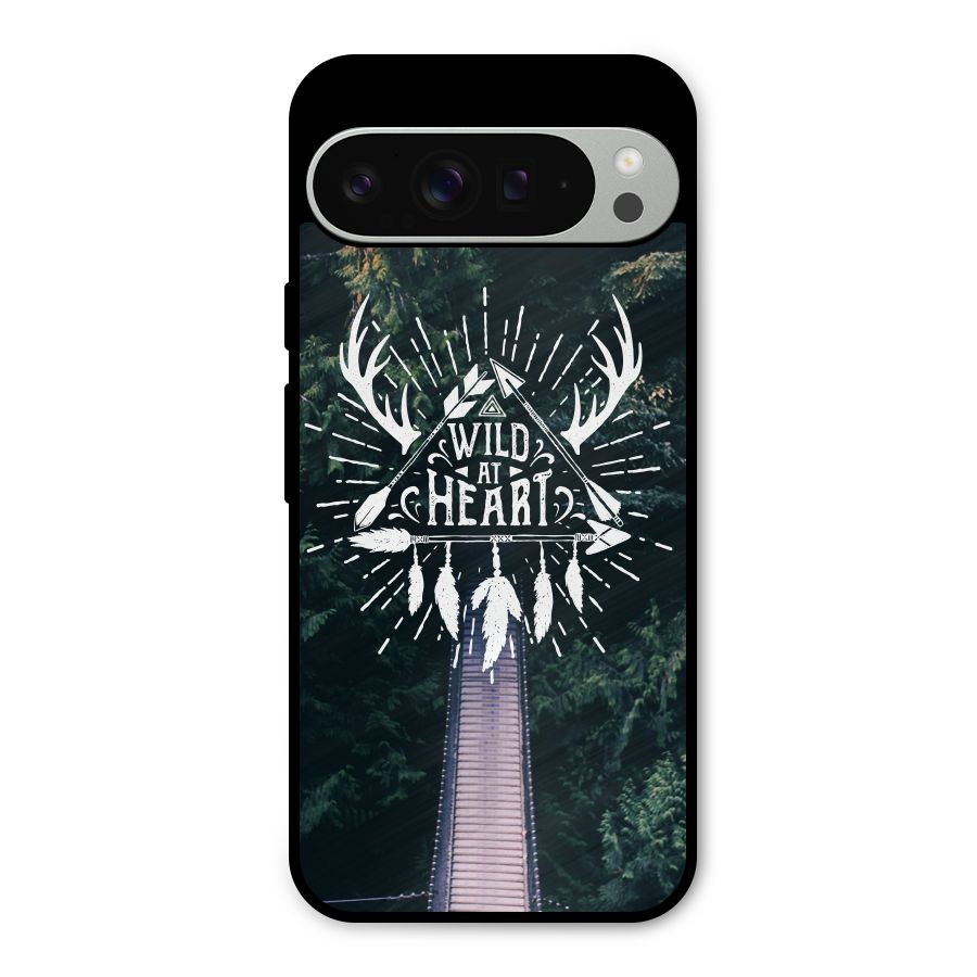 Wild Heart Metal Back Case for Google Pixel 9 Pro XL