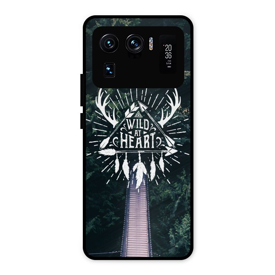 Wild Heart Metal Back Case for Mi 11 Ultra