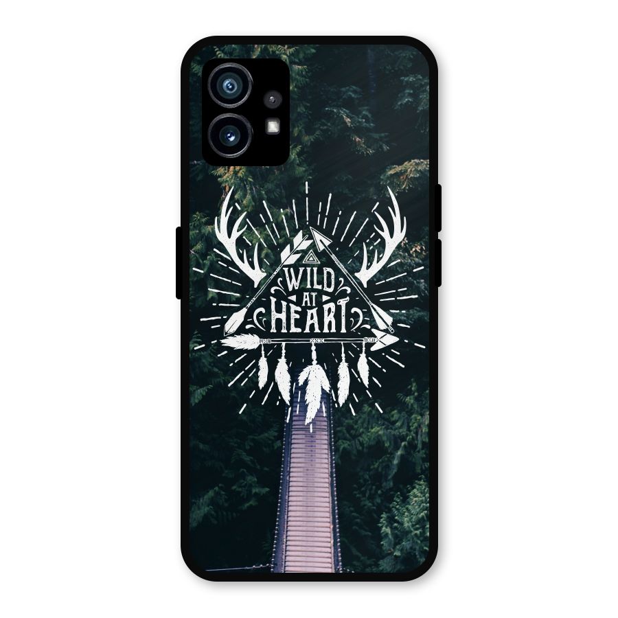 Wild Heart Metal Back Case for Nothing Phone 1