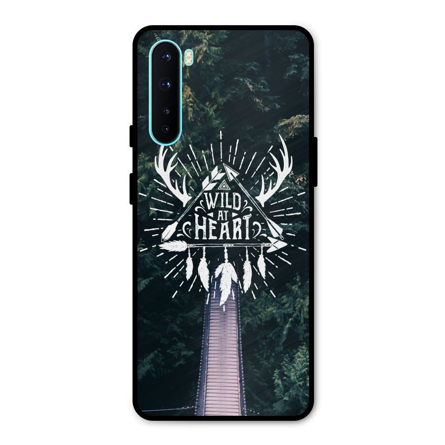 Wild Heart Metal Back Case for OnePlus Nord