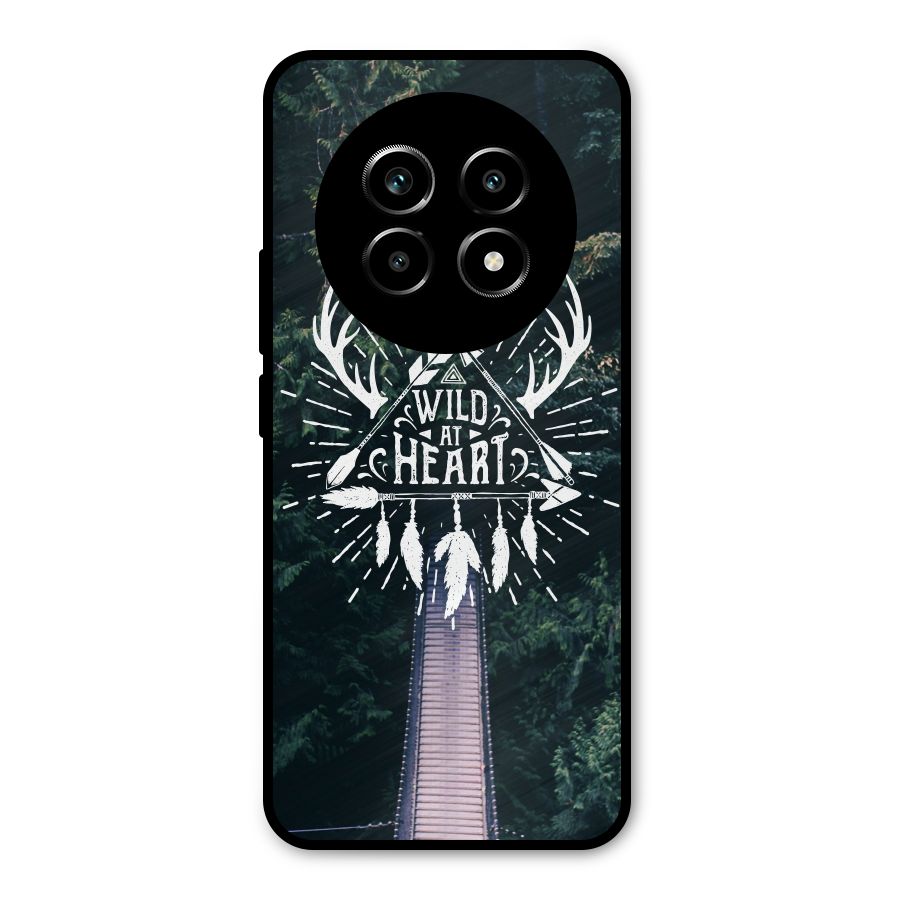 Wild Heart Metal Back Case for Realme 13 Pro