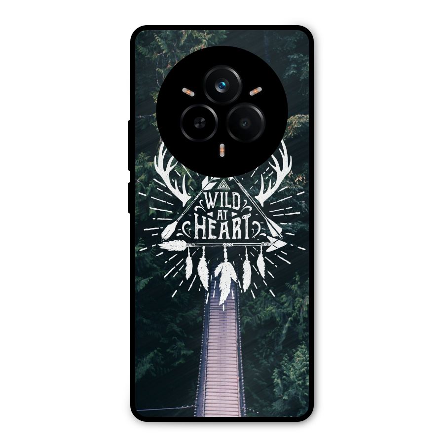 Wild Heart Metal Back Case for Realme 14 Pro Plus