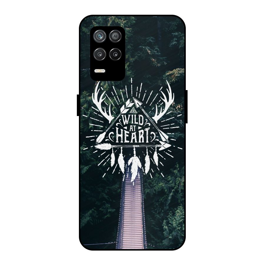 Wild Heart Metal Back Case for Realme 8s 5G