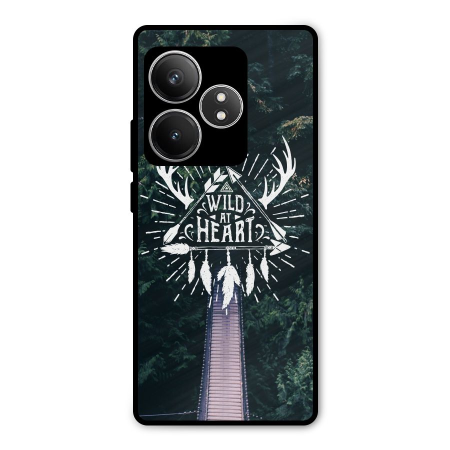 Wild Heart Metal Back Case for Realme GT 6T