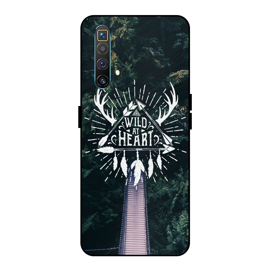 Wild Heart Metal Back Case for Realme X3 SuperZoom