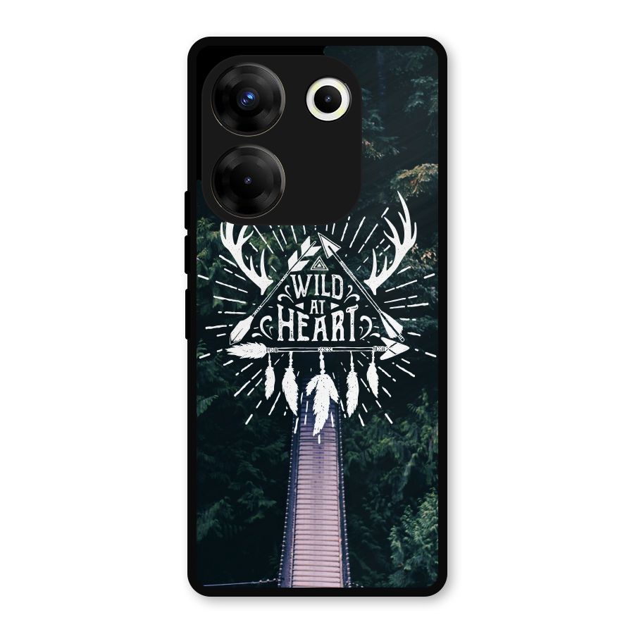 Wild Heart Metal Back Case for Tecno Camon 20