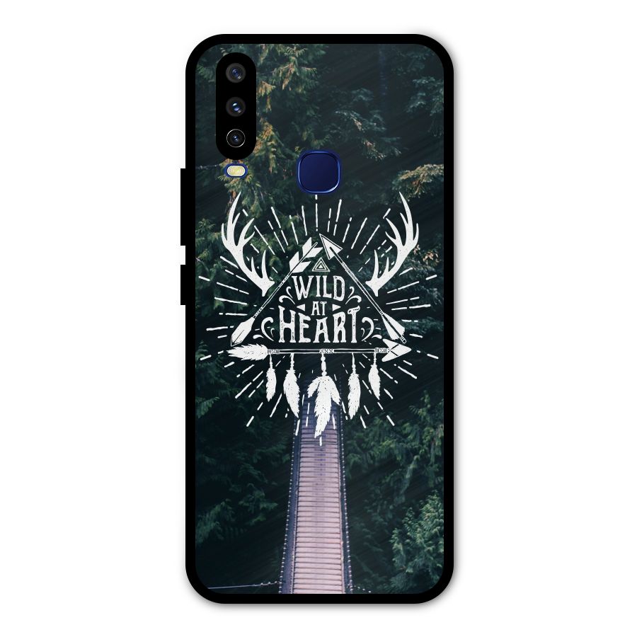 Wild Heart Metal Back Case for Vivo V17