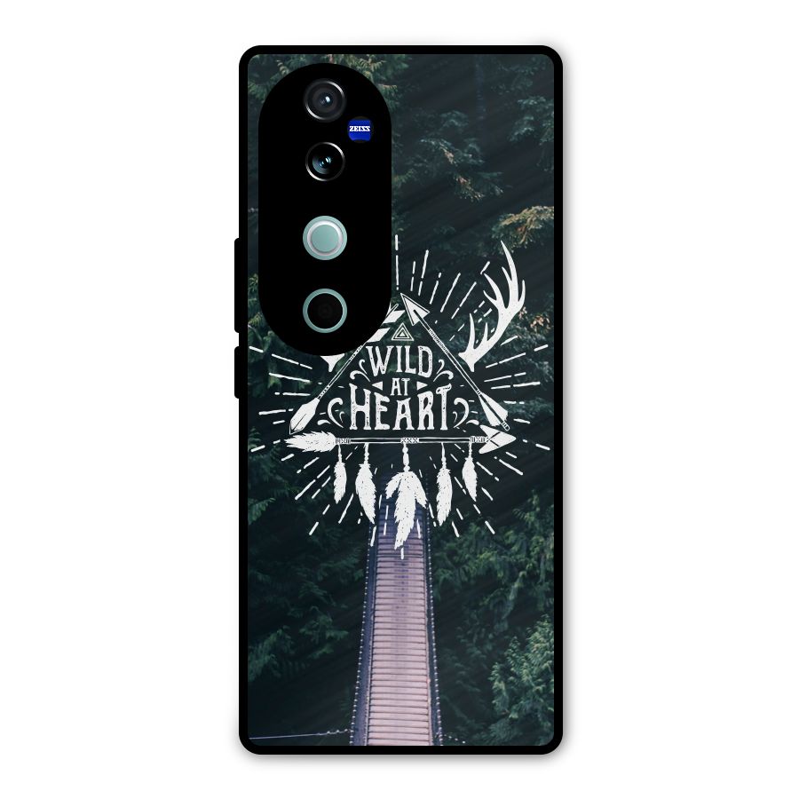 Wild Heart Metal Back Case for Vivo V40