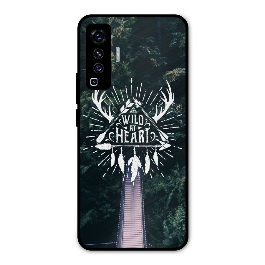 Wild Heart Metal Back Case for Vivo X50