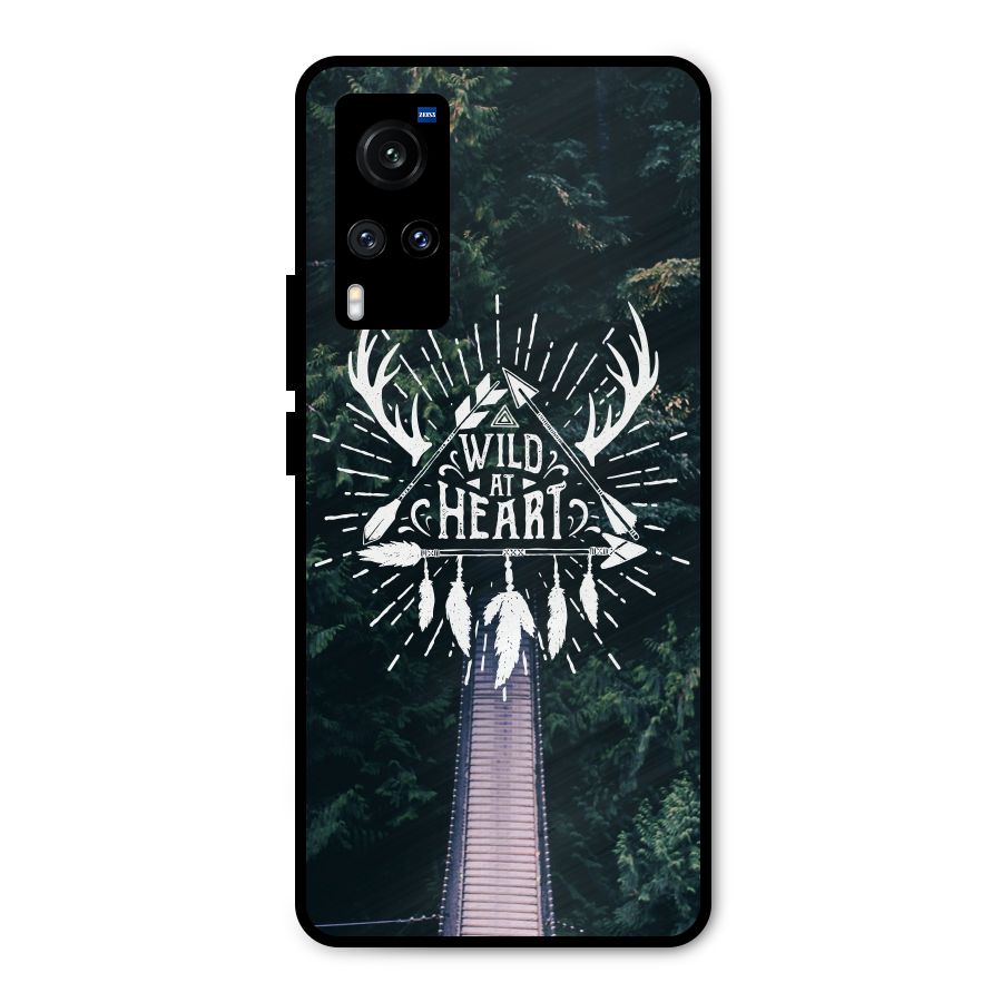 Wild Heart Metal Back Case for Vivo X60