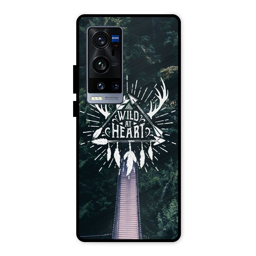 Wild Heart Metal Back Case for Vivo X60 Pro Plus