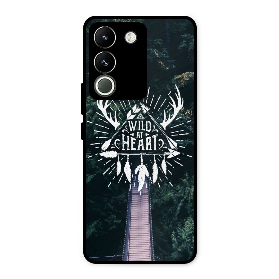 Wild Heart Metal Back Case for Vivo Y200