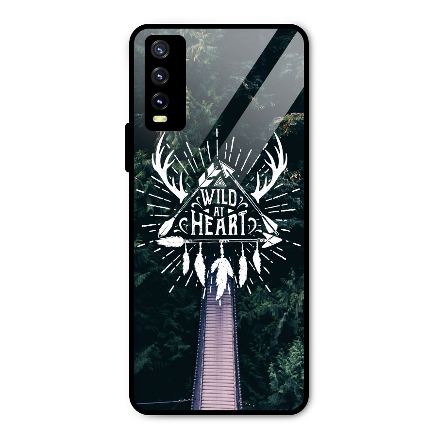 Wild Heart Metal Back Case for Vivo Y20t