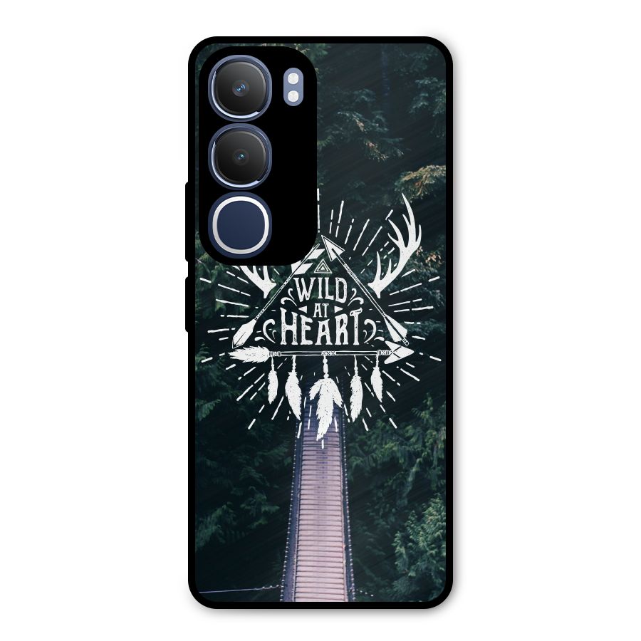 Wild Heart Metal Back Case for Vivo Y29