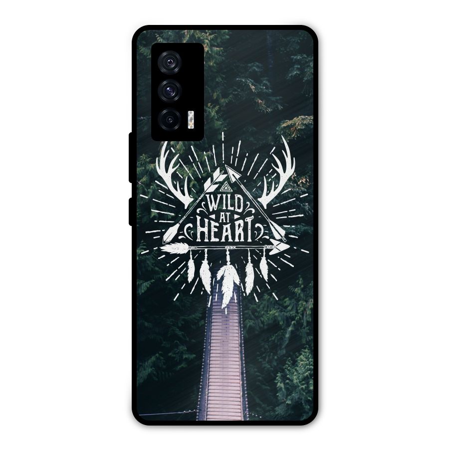 Wild Heart Metal Back Case for iQOO 7 5G