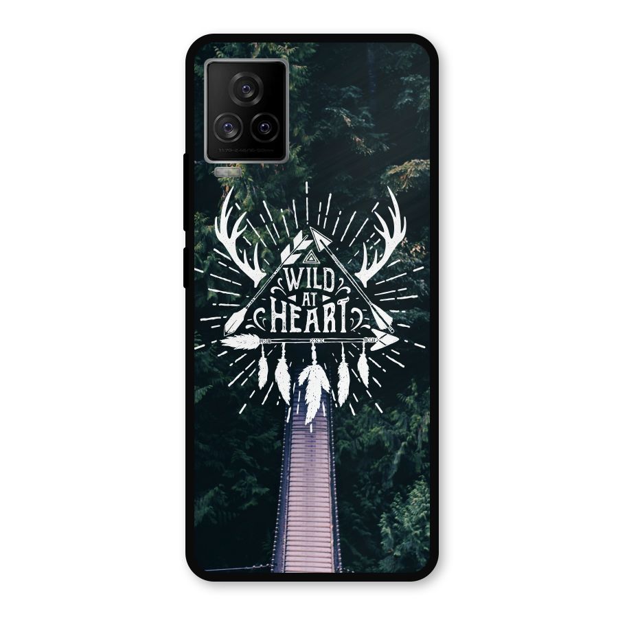 Wild Heart Metal Back Case for iQOO 7 Legend 5G