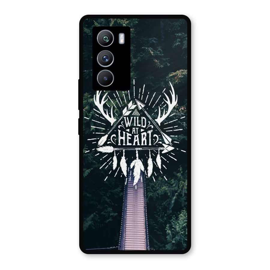Wild Heart Metal Back Case for iQOO 9 SE