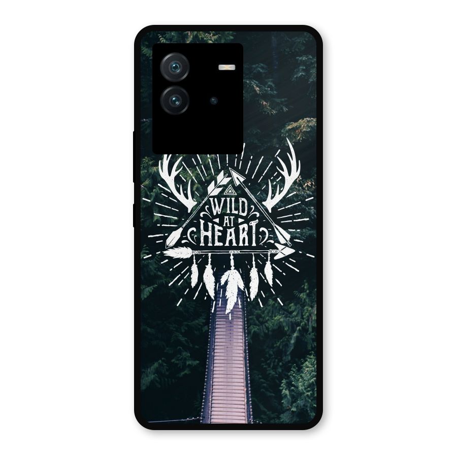 Wild Heart Metal Back Case for iQOO Neo 6 5G