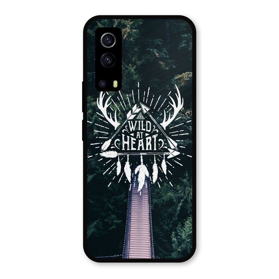 Wild Heart Metal Back Case for iQOO Z3