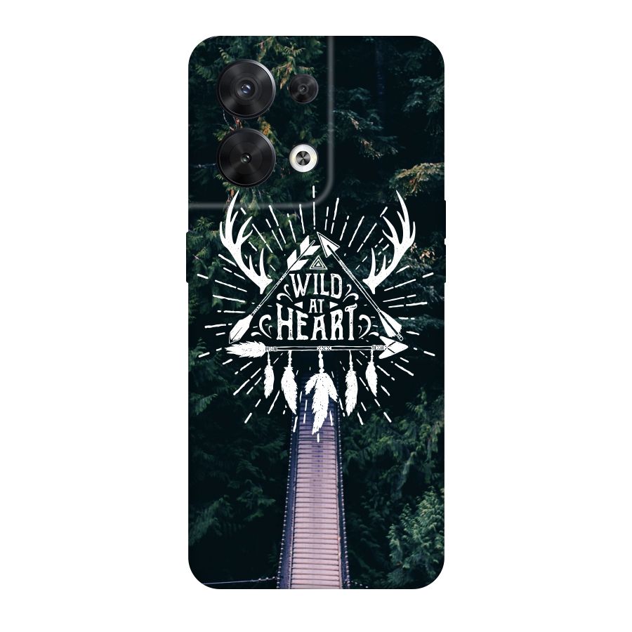 Wild Heart Original Polycarbonate Back Case for Oppo Reno8 5G