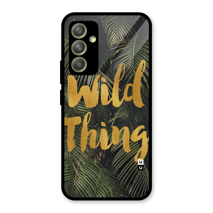 Wild Leaf Thing Glass Back Case for Galaxy A54