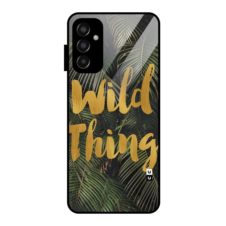 Wild Leaf Thing Glass Back Case for Galaxy F13