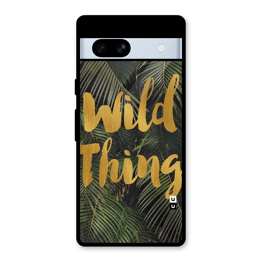 Wild Leaf Thing Glass Back Case for Google Pixel 7a