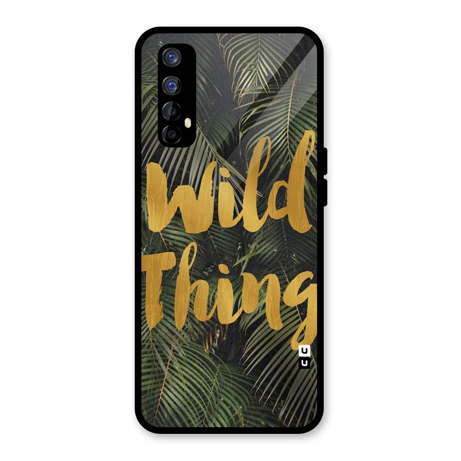 Wild Leaf Thing Glass Back Case for Realme 7