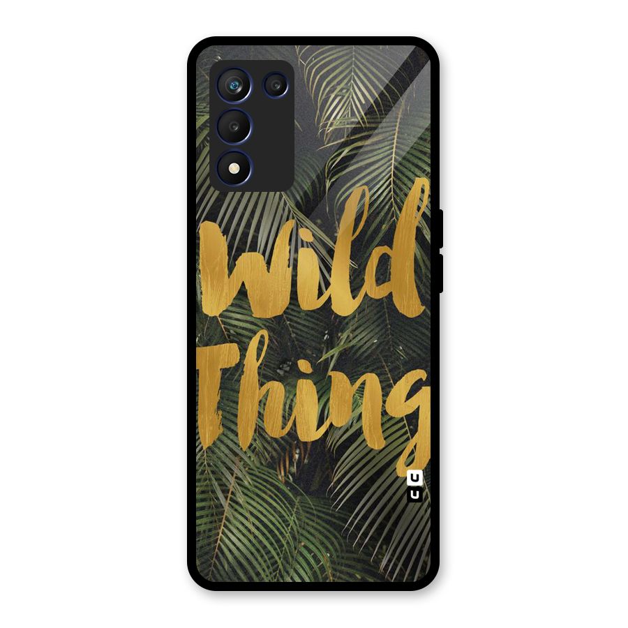 Wild Leaf Thing Glass Back Case for Realme 9 5G Speed