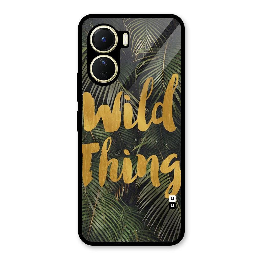 Wild Leaf Thing Glass Back Case for Vivo Y56