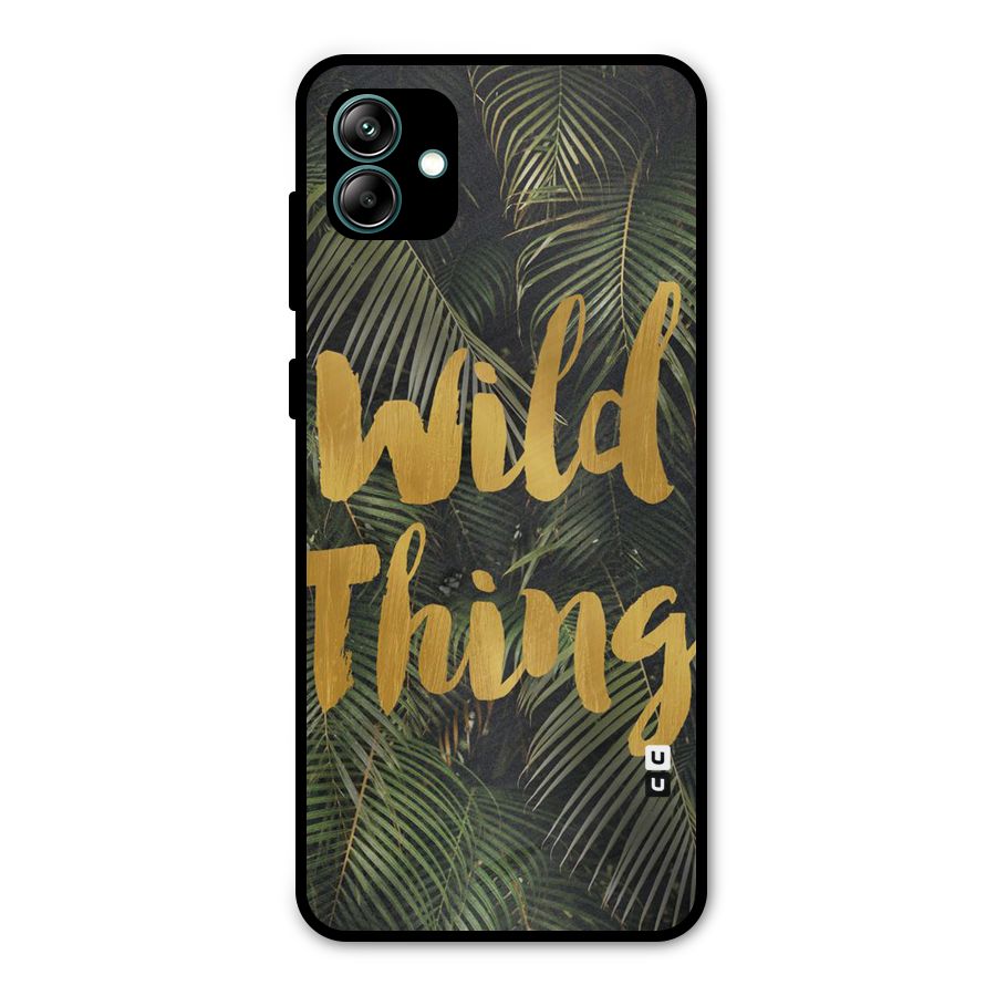 Wild Leaf Thing Metal Back Case for Galaxy A04