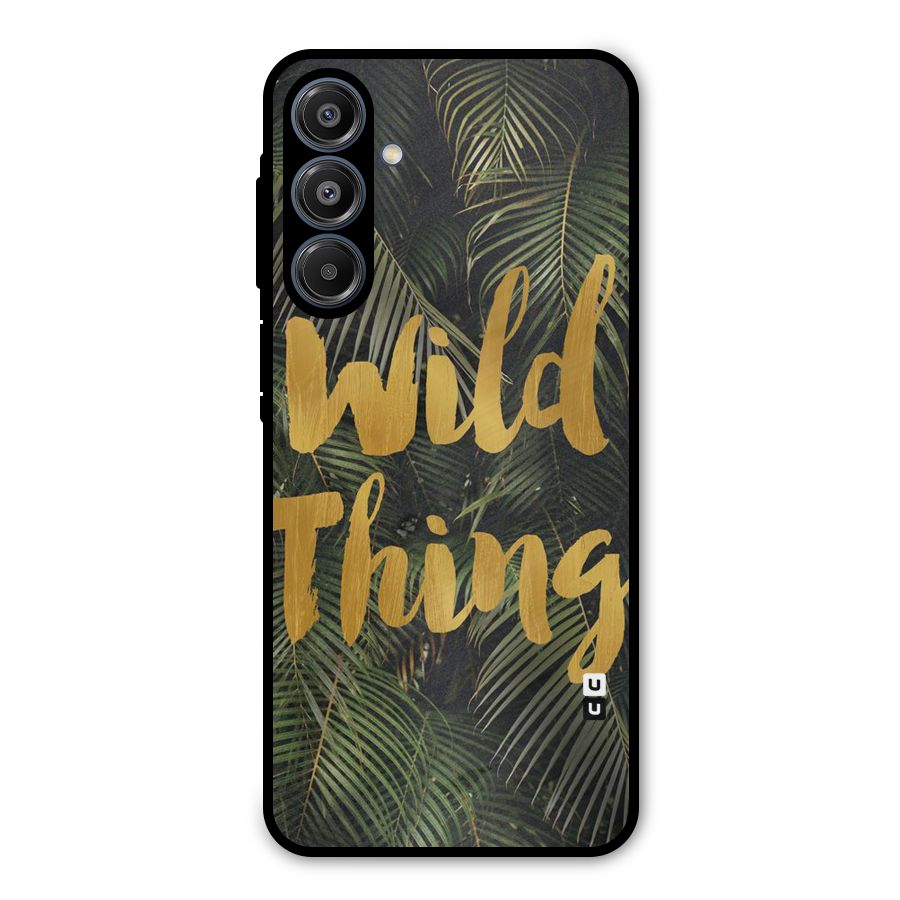 Wild Leaf Thing Metal Back Case for Galaxy A16 5G