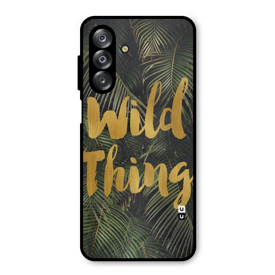 Wild Leaf Thing Metal Back Case for Galaxy A26
