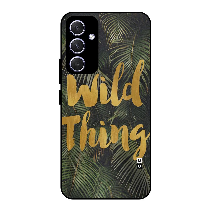 Wild Leaf Thing Metal Back Case for Galaxy A54