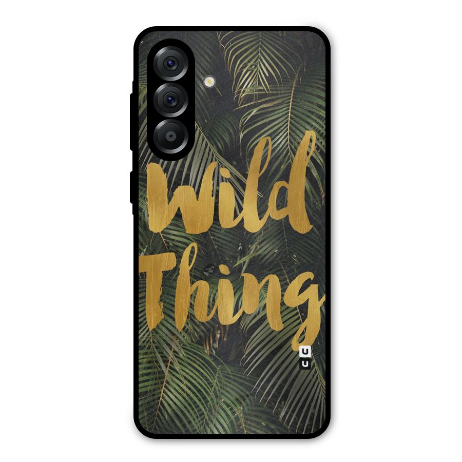 Wild Leaf Thing Metal Back Case for Galaxy A56