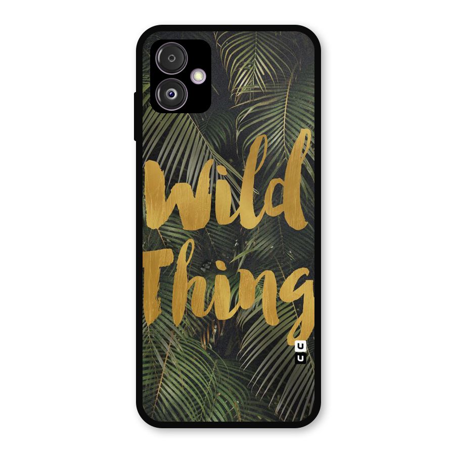 Wild Leaf Thing Metal Back Case for Galaxy F14